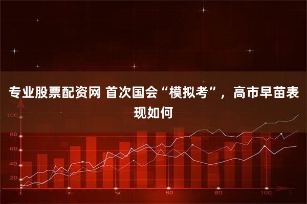 专业股票配资网 首次国会“模拟考”,高市早苗表现如何